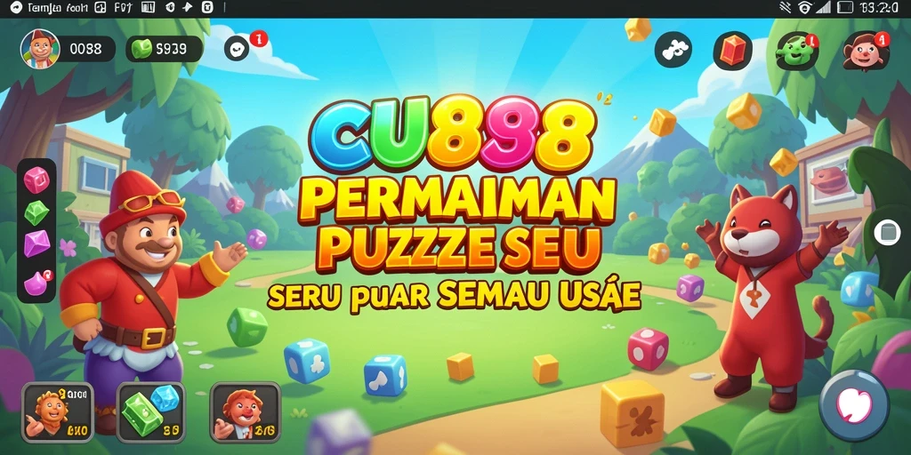 Screenshot utama CU888 menampilkan gameplay Puzzle yang menarik dan menantang.