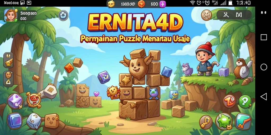 Tampilan gameplay seru dan menantang dari ERNITA4D.