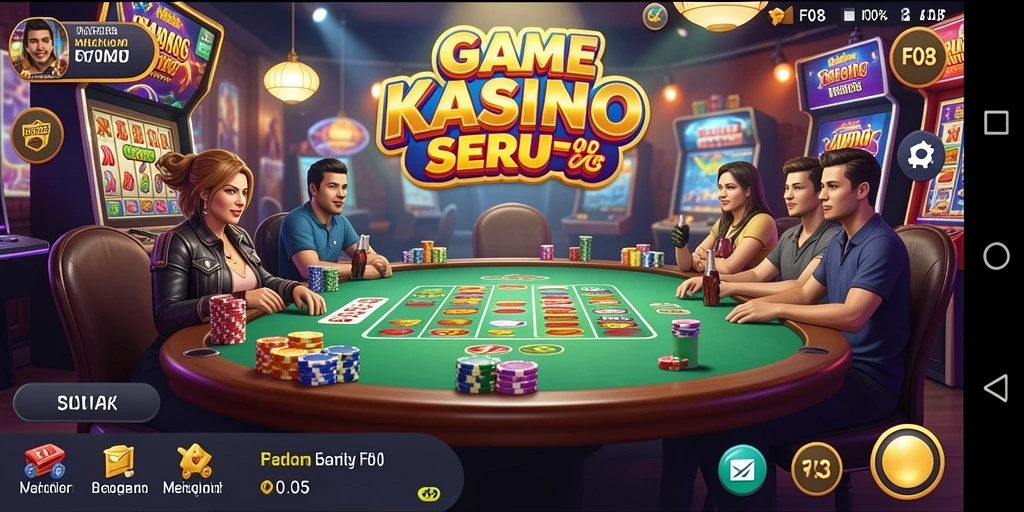 Tampilan gameplay menarik dari F08 yang penuh warna dan keseruan.