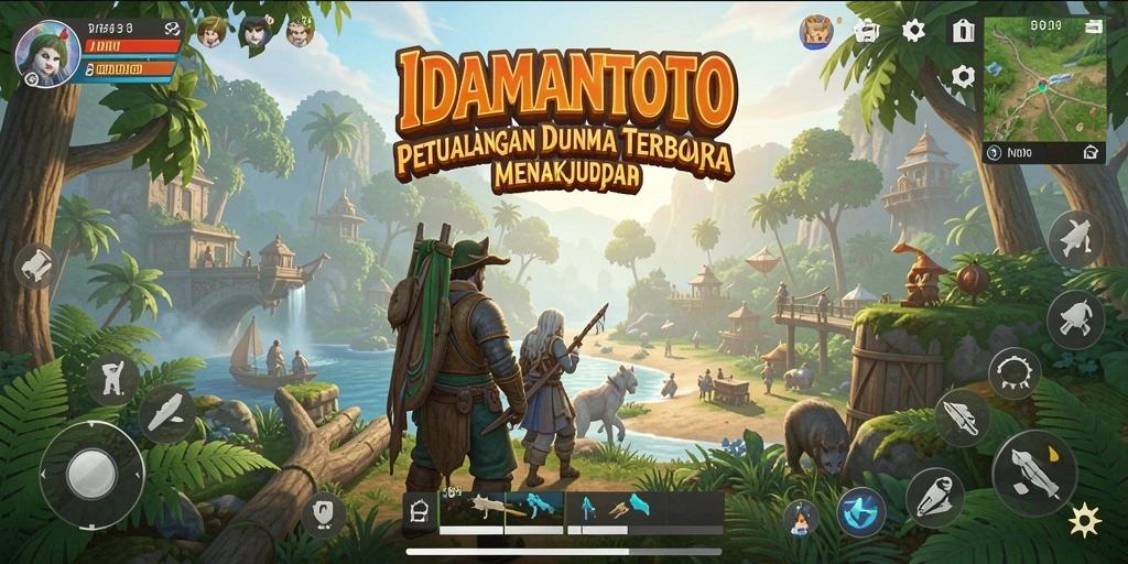 Tampilan gameplay <strong>IDAMANTOTO</strong> yang memukau dalam petualangan Open World.