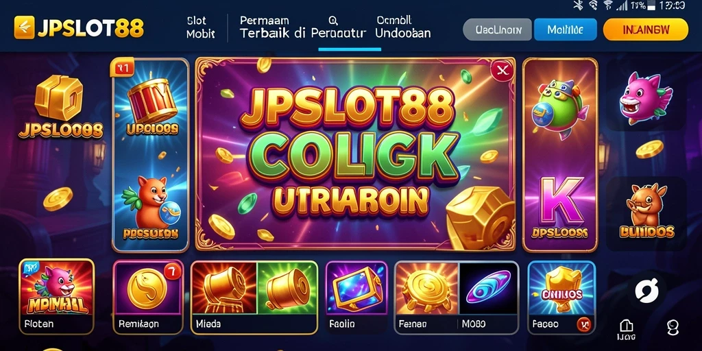 Tampilan menarik dari gameplay JPSLOT88 yang penuh warna dan seru.