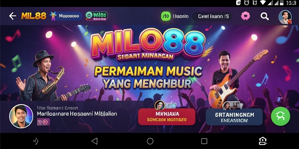 Tampilan gameplay MILO88 yang penuh warna dan interaktif.