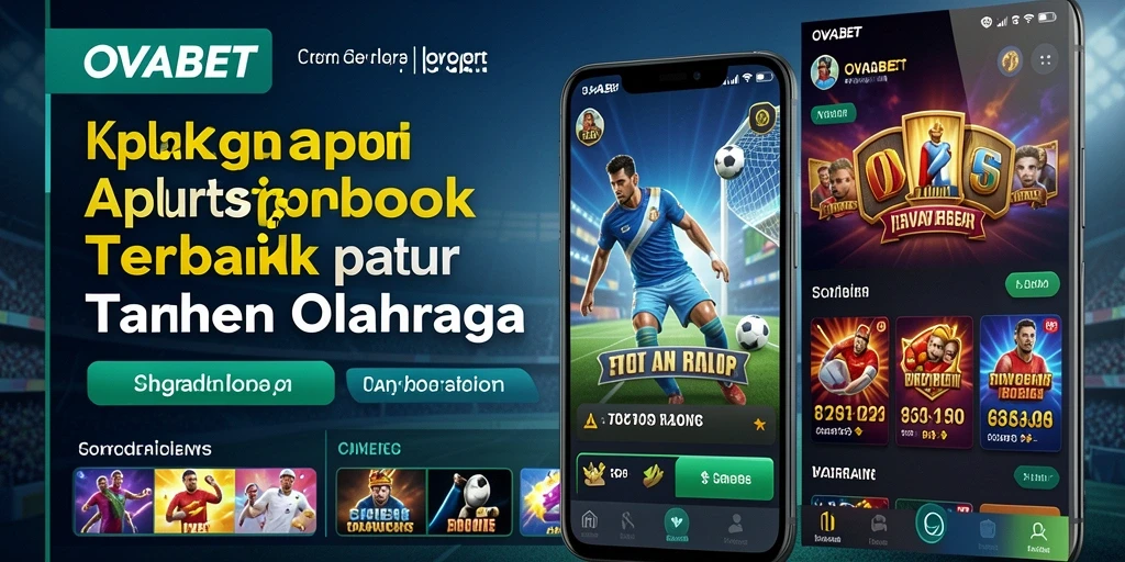 Tampilan screenshot utama OVABET menampilkan berbagai pilihan taruhan olahraga.