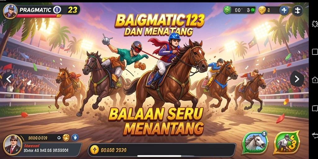 Tangkapan layar utama di <strong>PRAGMATIC123</strong> menunjukkan aksi balapan yang mendebarkan.