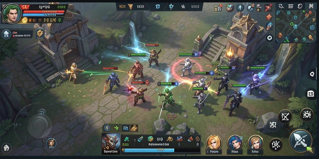 Tampilan gameplay yang menarik dari RPOK dengan strategi mendalam.