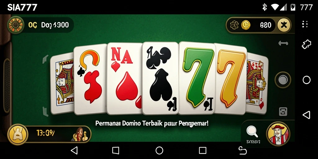 Tampilan gameplay SIA777 dengan pemain yang bersaing dalam permainan Domino.