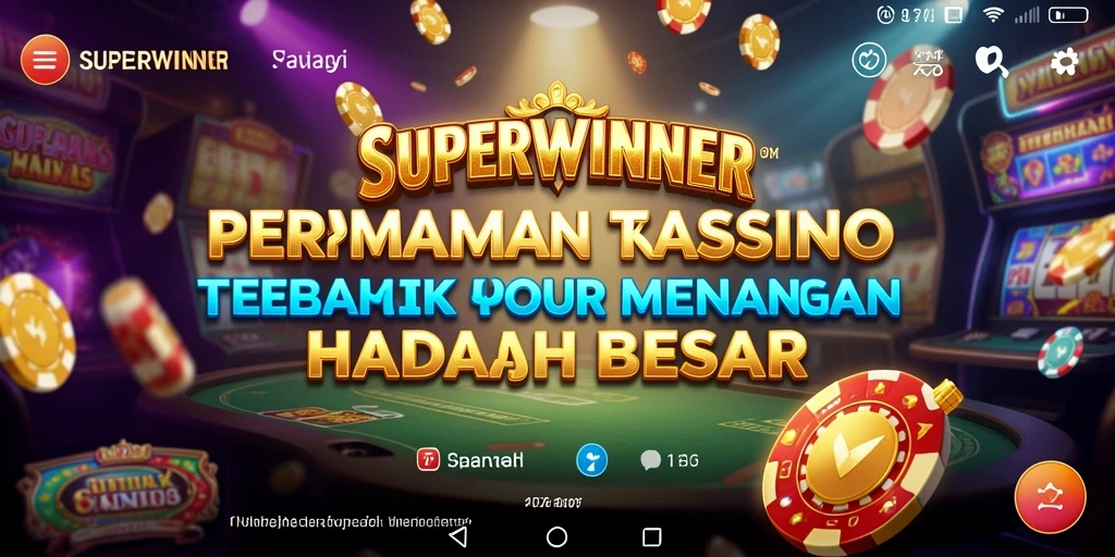 Tampilan menarik dan gameplay seru di SUPERWINNER.