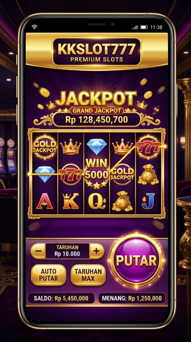 Tampilan antarmuka kkslot777 yang sederhana dan intuitif.